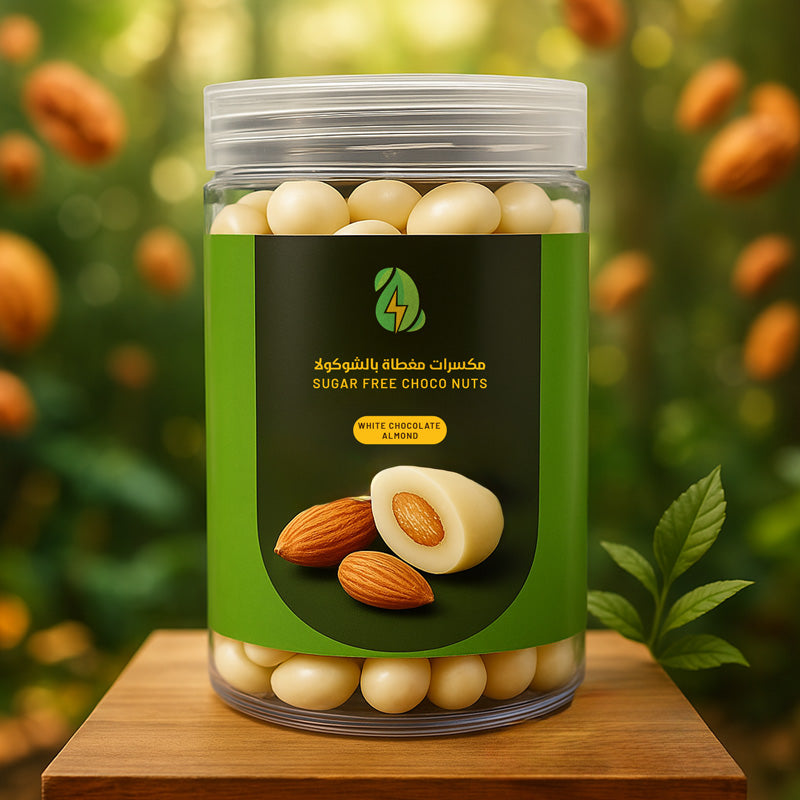 Sugar-Free Almond White Chocolate Covered Nuts  350g