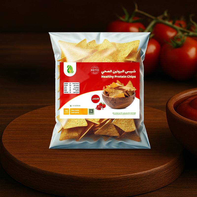 Keto-Friendly Ketchup Protein Chips 75g