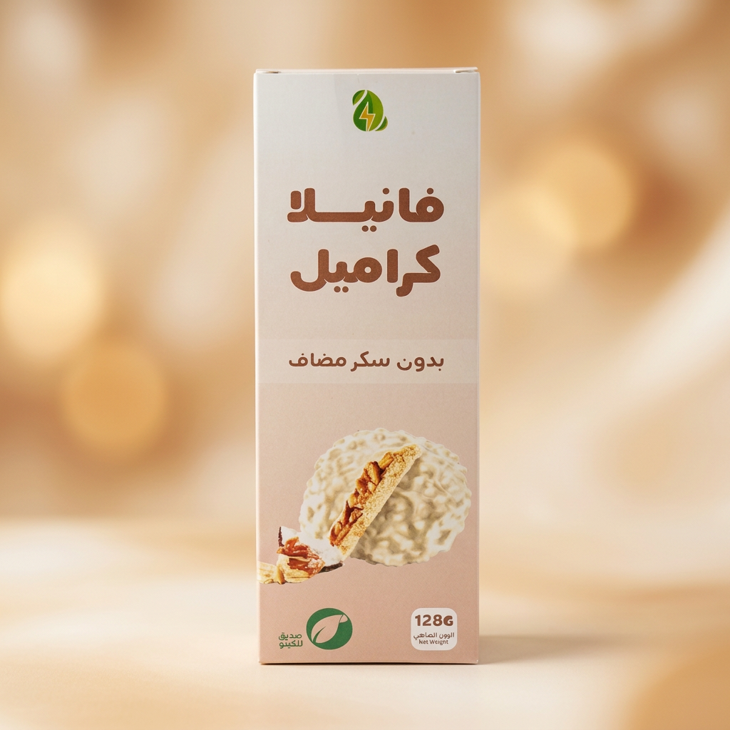 كوكيز فانيلا كرامبل بدون سكر